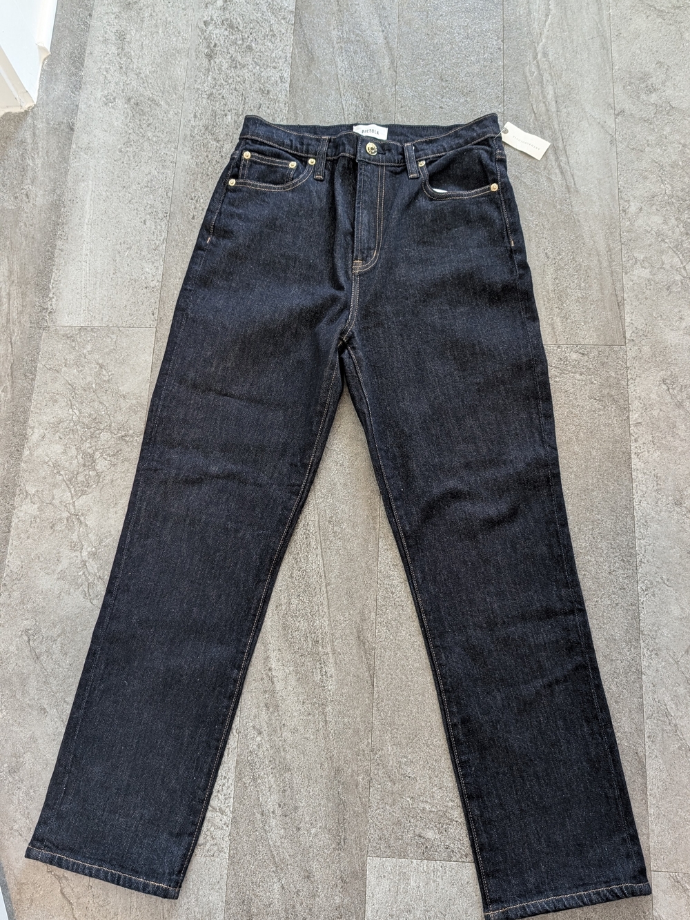 Pistola Bri High-Rise Straight Jeans